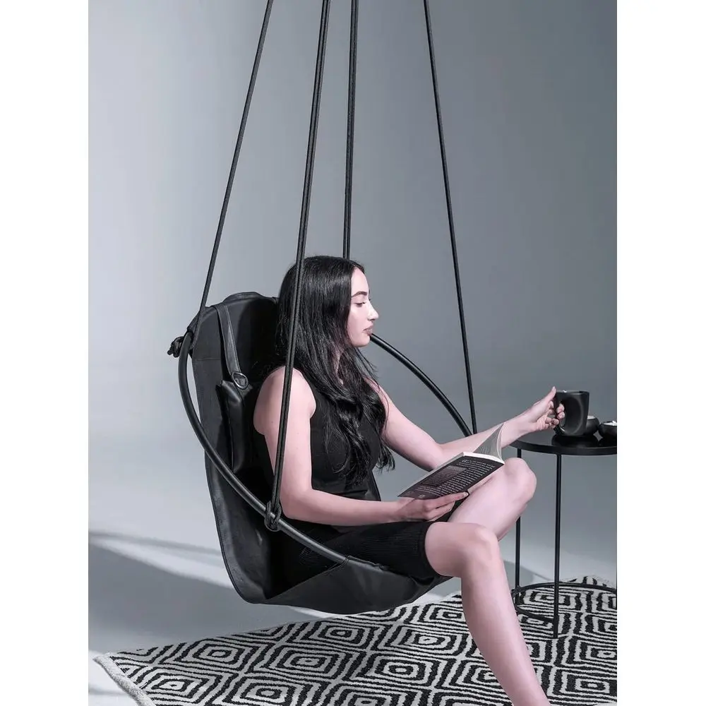 Scandinavian-Inspired Handcrafted Egg Hammock Chair, Indoor/Outdoor Swing for Patio or Bedroom, Double-Layered faux Leather
Scandinavian-Inspired Handcrafted Egg Hammock Chair, Indoor/Outdoor Swing for Patio or Bedroom, Double-Layered faux Leather