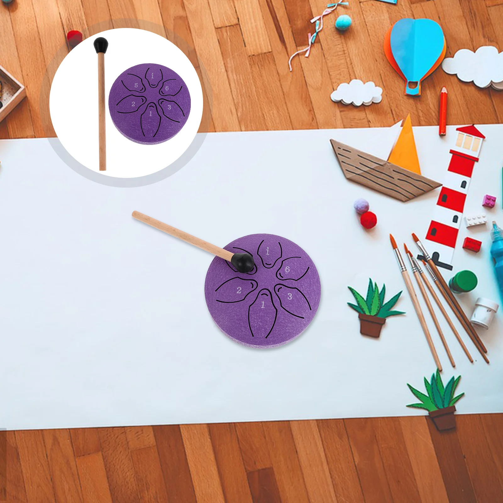 1 Set Mini Handpan Drum 6 Notes Tongue Drum Musical Education Handpan Drum Small Rain Drum Children Musical Instrument Rain Drum
1 Set Mini Handpan Drum 6 Notes Tongue Drum Musical Education Handpan Drum Small Rain Drum Children Musical Instrument Rain Drum