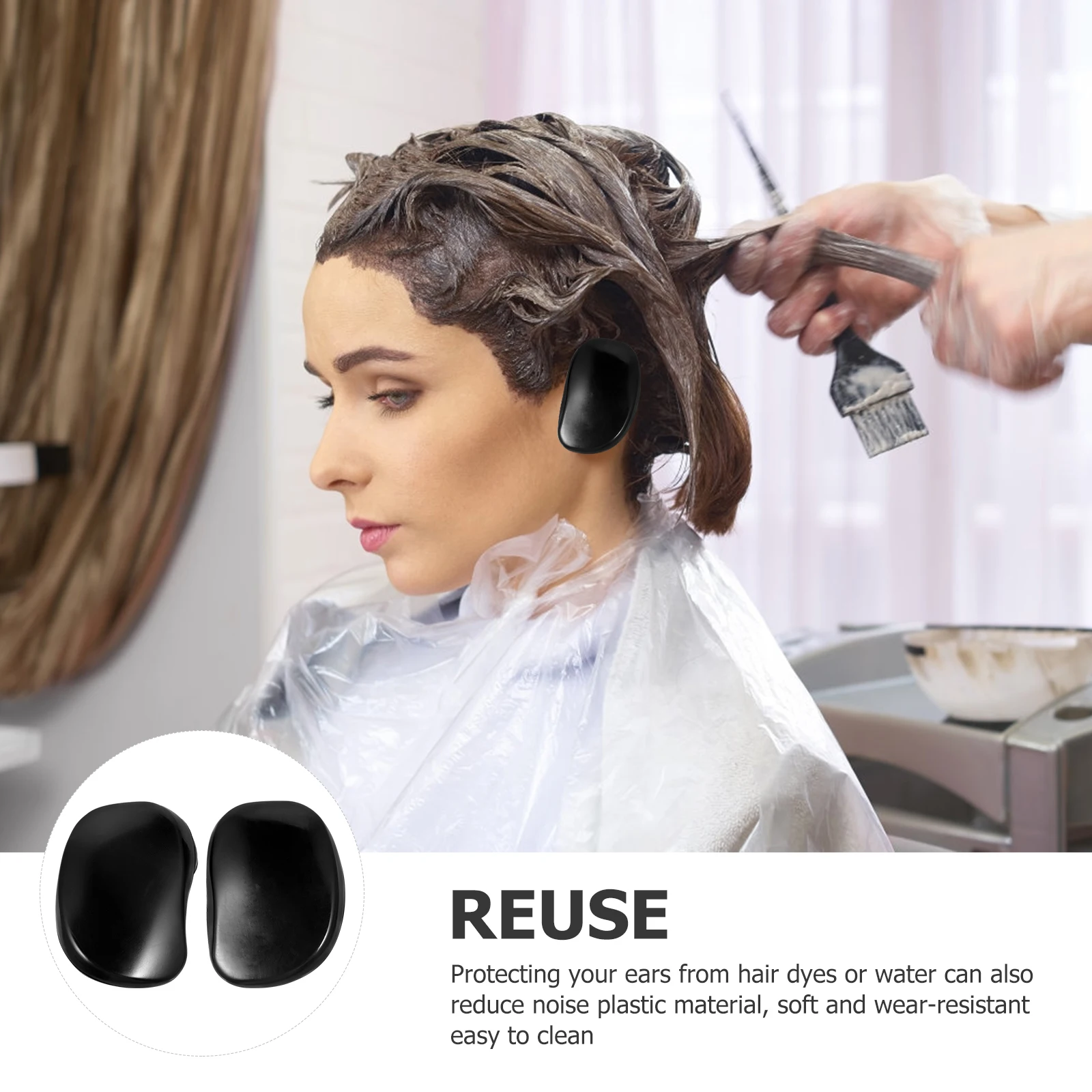 10 Pcs Earmuffs Hair Dyeing Salon Covers Lightweight Plastic Durable Creative Accessories Protective Tools
10 Pcs Earmuffs Hair Dyeing Salon Covers Lightweight Plastic Durable Creative Accessories Protective Tools