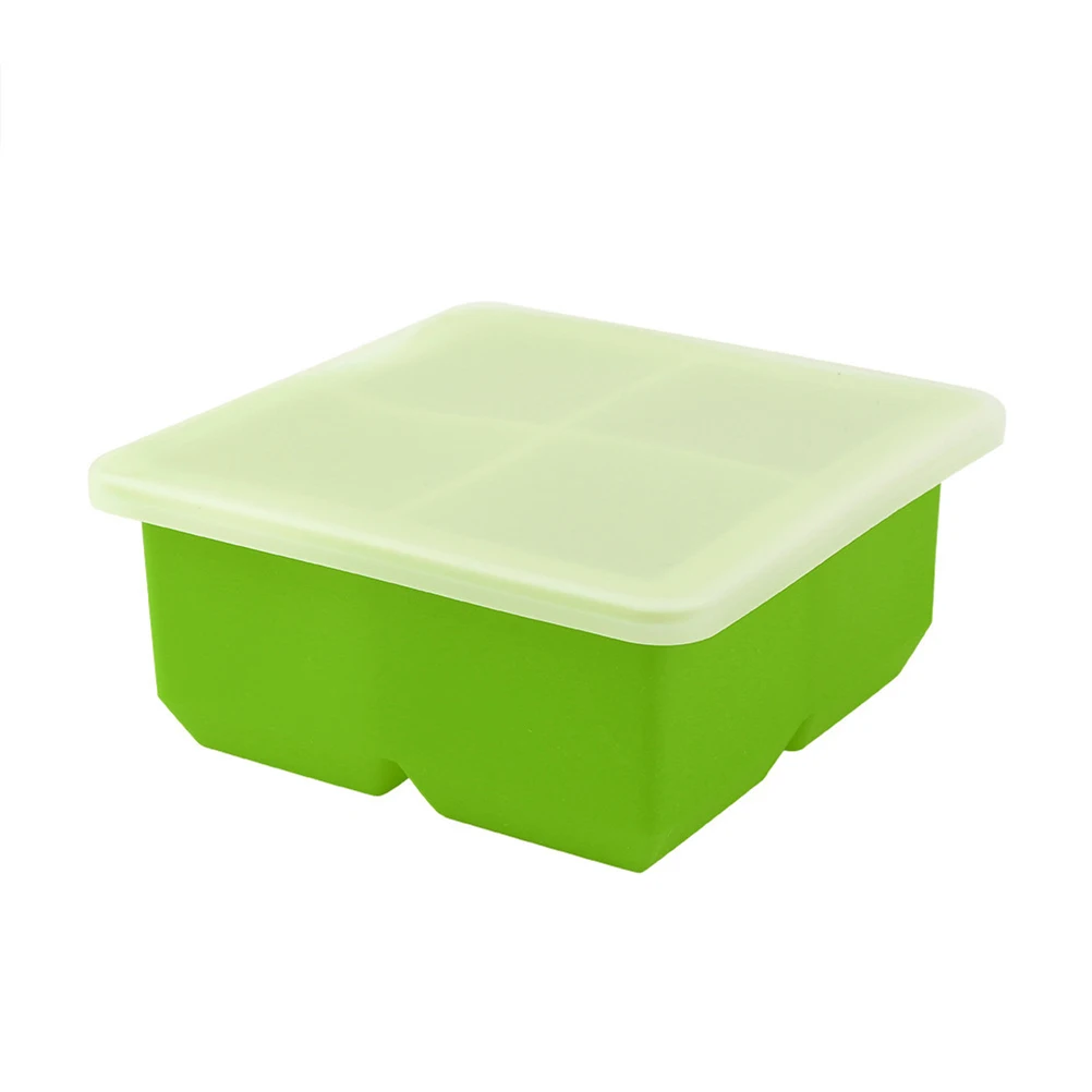 Silicone Ice Cube Tray 4 Grids Refrigerator Trays Pudding Maker Long Lasting Flexible Portable Kitchen Bar Tools Water
Silicone Ice Cube Tray 4 Grids Refrigerator Trays Pudding Maker Long Lasting Flexible Portable Kitchen Bar Tools Water