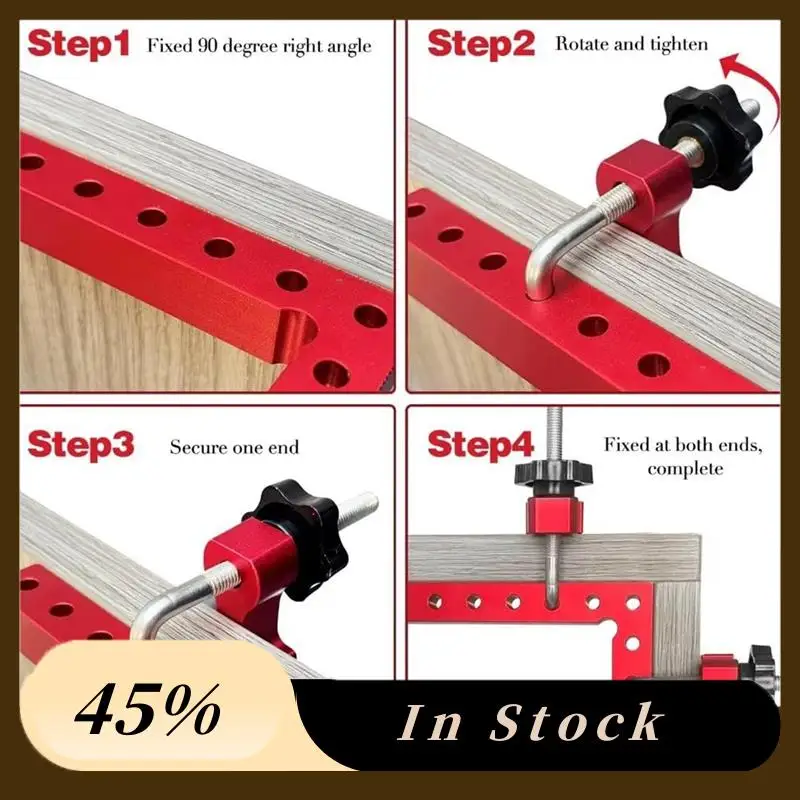 90 Degree Clamp Corner Clamp - Right Angle For Woodworking 4Pack 5.5Inch Aluminum Alloy Corner Clamp Wood Working Tools Durable
90 Degree Clamp Corner Clamp - Right Angle For Woodworking 4Pack 5.5Inch Aluminum Alloy Corner Clamp Wood Working Tools Durable