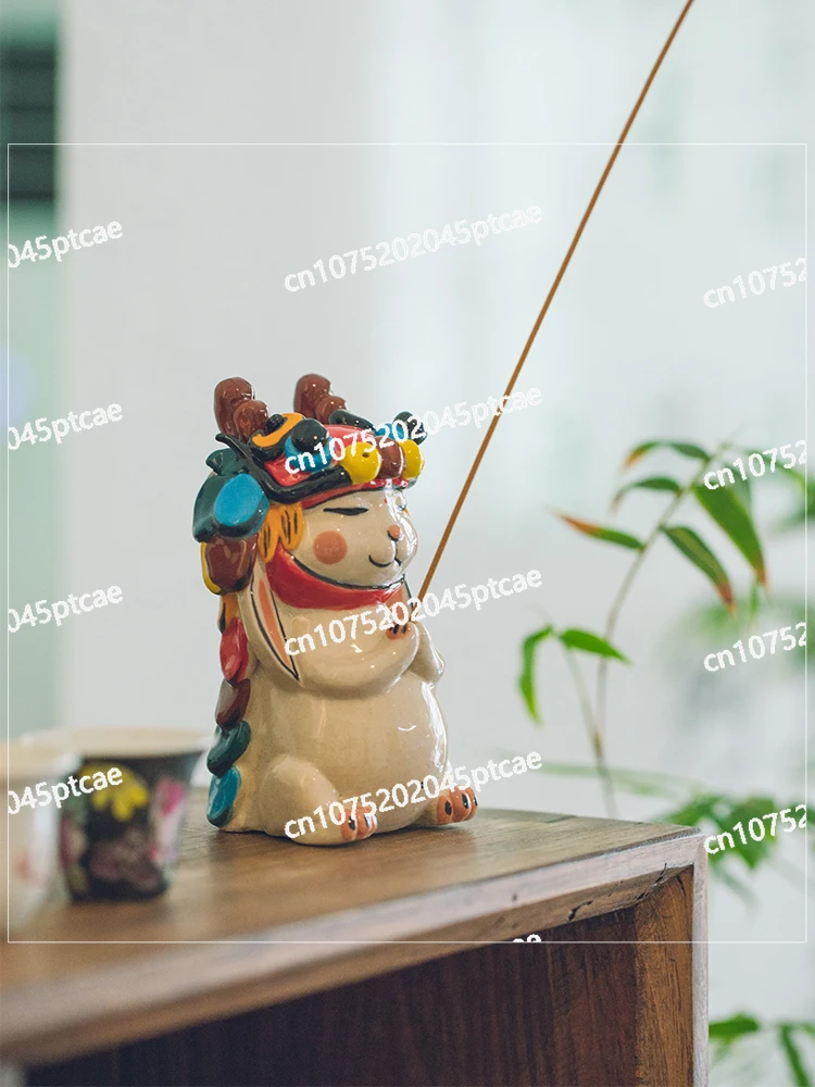 Dragon Dance Rabbit Ceramic Decoration, Creative Tabletop Decoration, Lovely Birthday Gift, Wedding Opening Gift, Incense Stick
Dragon Dance Rabbit Ceramic Decoration, Creative Tabletop Decoration, Lovely Birthday Gift, Wedding Opening Gift, Incense Stick