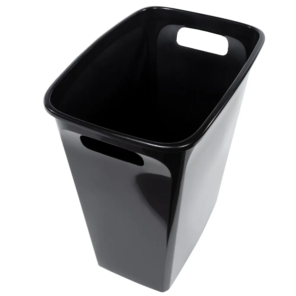 8.8 Gallon Kitchen Step Trash Can Open Top Garbage Bin for Home Office Bathroom, Sturdy Plastic Wastebasket with Smooth Inner Bucket and Comfortable Handle, Easy to Clean, Modern Design in Classic Black
8.8 Gallon Kitchen Step Trash Can Open Top Garbage Bin for Home Office Bathroom, Sturdy Plastic Wastebasket with Smooth Inner Bucket and Comfortable Handle, Easy to Clean, Modern Design in Classic Black