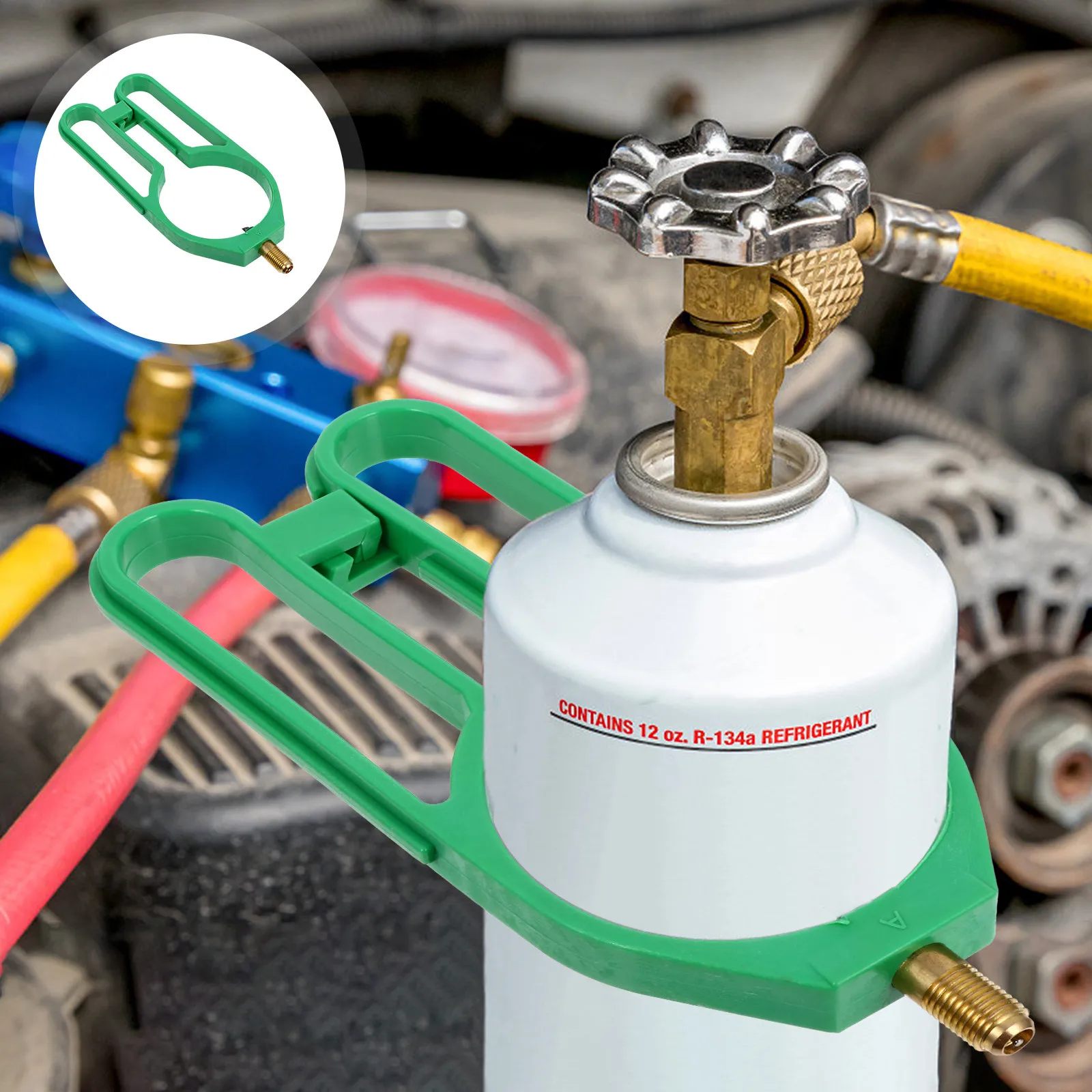 1Pcs Refrigerant Opener Universal Can Tap Valve Car Bottle Opener Easy Use Leak Proof Conditioner Tool Vehicle
1Pcs Refrigerant Opener Universal Can Tap Valve Car Bottle Opener Easy Use Leak Proof Conditioner Tool Vehicle