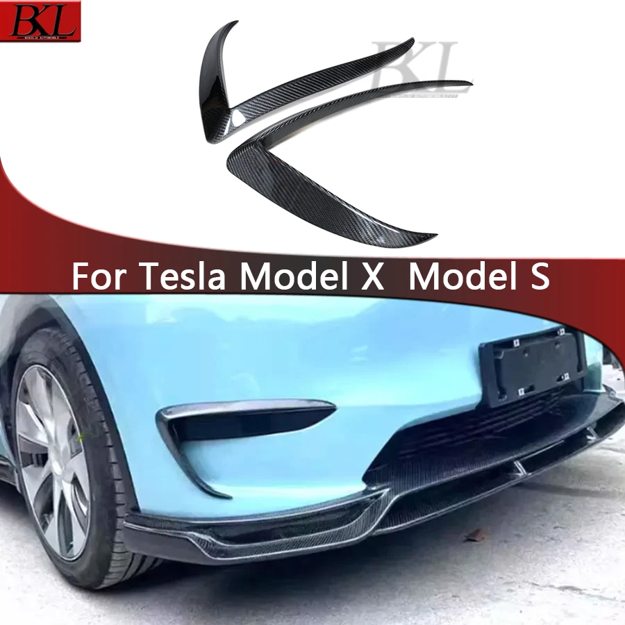 For Tesla Model X Model S Dry carbon fiber car front bumper wind knife carbon fiber air vent spoiler wind knife trim body kit
For Tesla Model X Model S Dry carbon fiber car front bumper wind knife carbon fiber air vent spoiler wind knife trim body kit
