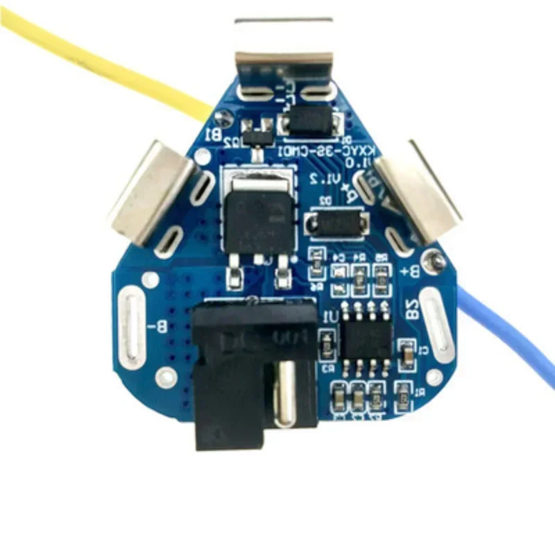 12.6V 6A BMS Li - ion Lithium Battery Protection Board for Electric Drill 18650 Power Bank Balancer Equalizer
12.6V 6A BMS Li - ion Lithium Battery Protection Board for Electric Drill 18650 Power Bank Balancer Equalizer