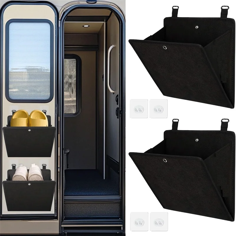 2 шт. сумки для хранения дверей автофургона с клейкой лентой, большие глубокие карманы, подвесная дверная полка для обуви для кемперов, аксессуары для автодома
2 шт. сумки для хранения дверей автофургона с клейкой лентой, большие глубокие карманы, подвесная дверная полка для обуви для кемперов, аксессуары для автодома