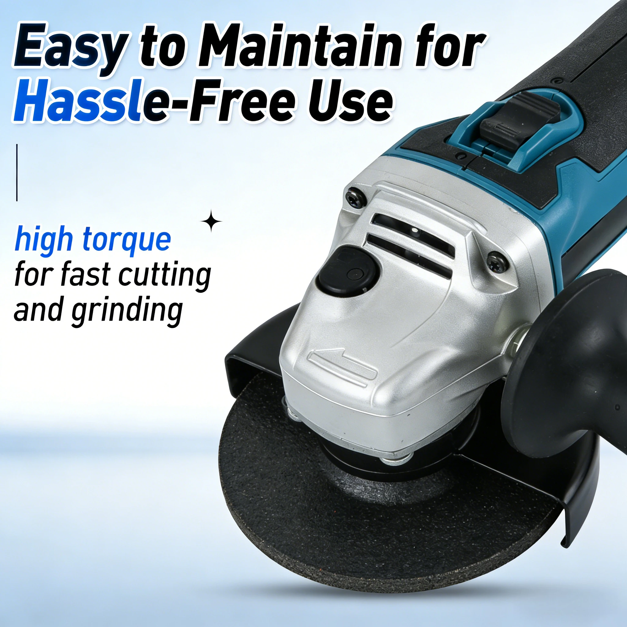 FAAOTU DGA504 18V brushless lithium battery multi-purpose angle grinder bare machine Compatible with MT batteries NO battery
FAAOTU DGA504 18V brushless lithium battery multi-purpose angle grinder bare machine Compatible with MT batteries NO battery