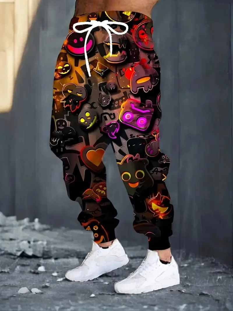 The 2025 autumn new men's long pants are street fashion casual and simple with 3D cute expression prints and comfort
The 2025 autumn new men's long pants are street fashion casual and simple with 3D cute expression prints and comfort