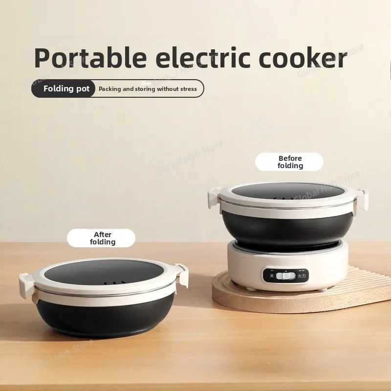 Складная электрическая кастрюля 1,2 л, портативная мультиварка, дорожная рисоварка, разделенная горячая кастрюля, электрическая кастрюля из нержавеющей стали 304, Skillt 500 Вт
Складная электрическая кастрюля 1,2 л, портативная мультиварка, дорожная рисоварка, разделенная горячая кастрюля, электрическая кастрюля из нержавеющей стали 304, Skillt 500 Вт