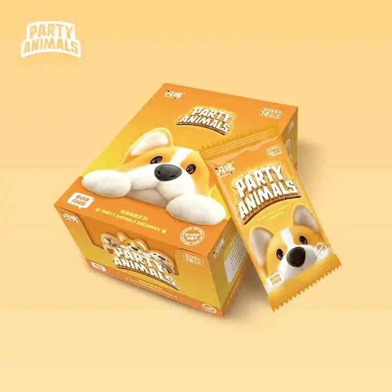 Party Animals Vol.1 Anime Trading Card Game with Dinosaur, Puppy, Crocodile, Rabbit Collectible Blind Box Special Edition for Ki
Party Animals Vol.1 Anime Trading Card Game with Dinosaur, Puppy, Crocodile, Rabbit Collectible Blind Box Special Edition for Ki