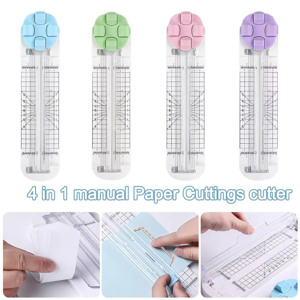 High Quality 4-In-1 Paper Cutter Manual Press-Type Paper Cutting Machine 360° Rotary Creasing Machine School Office Supplies
High Quality 4-In-1 Paper Cutter Manual Press-Type Paper Cutting Machine 360° Rotary Creasing Machine School Office Supplies