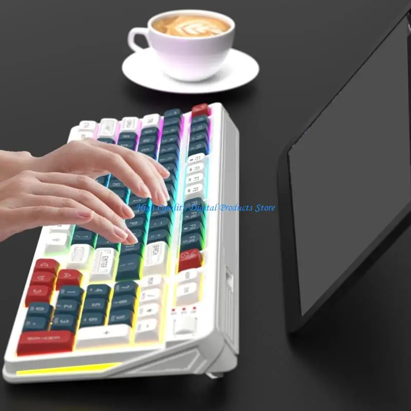 U2JE Response Cord Keyboards RGBs 97Key Layout ABS Material Builts In Volumes Adjustment Dials
U2JE Response Cord Keyboards RGBs 97Key Layout ABS Material Builts In Volumes Adjustment Dials
