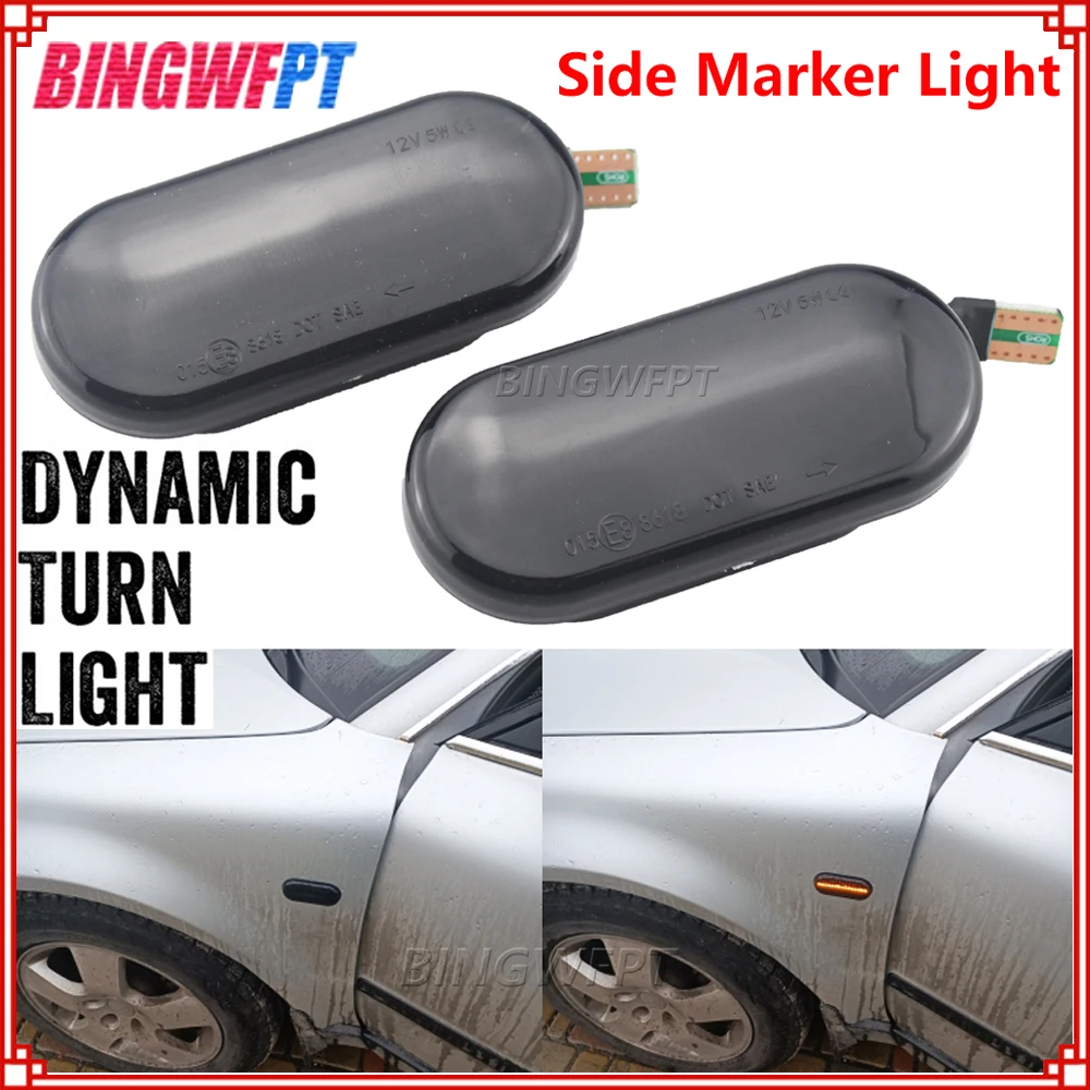 2x LED Dynamic Side Marker Turn Signal Light Indicator for VW Bora Golf 3 4 MK4 Jette Lupo Passat Z2 3BG Polo SB6 SEAT Ibiza T5
2x LED Dynamic Side Marker Turn Signal Light Indicator for VW Bora Golf 3 4 MK4 Jette Lupo Passat Z2 3BG Polo SB6 SEAT Ibiza T5