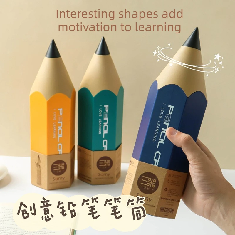 Creative Pencil Style Pen Holder Dustproof With Cover Desktop Storage Barrel Stationery & Makeup Brush Organizer For Students
Creative Pencil Style Pen Holder Dustproof With Cover Desktop Storage Barrel Stationery & Makeup Brush Organizer For Students
