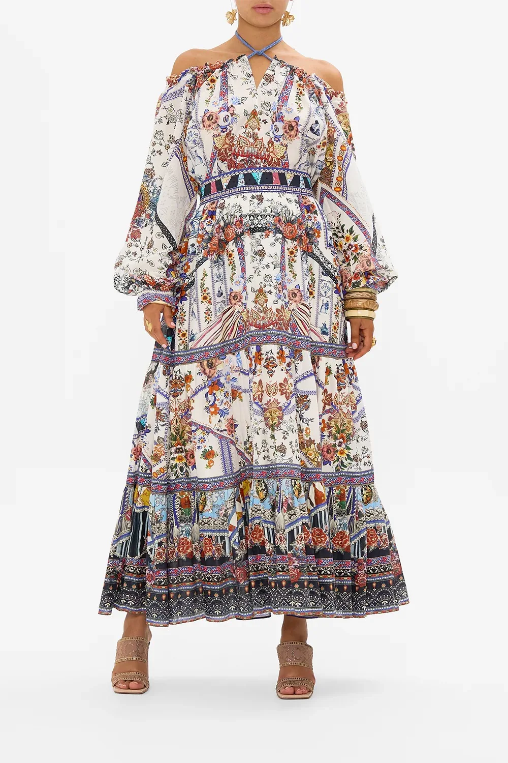 Women's Set 2024 New Spring Summer 100% Cotton Printed Hanging Neck Loose Retro Long Sleeve Top and High Waist Long Skirt
Women's Set 2024 New Spring Summer 100% Cotton Printed Hanging Neck Loose Retro Long Sleeve Top and High Waist Long Skirt