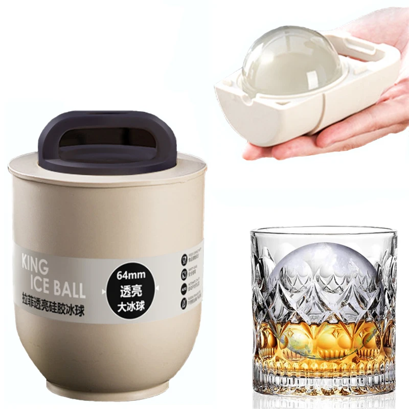 1Pcs Ice Ball Silicone Mold Clear Whiskey Large No Bubbles Food Grade Ice Mold Large Round Ball Ice Tray Frozen Whiskey Ball
1Pcs Ice Ball Silicone Mold Clear Whiskey Large No Bubbles Food Grade Ice Mold Large Round Ball Ice Tray Frozen Whiskey Ball