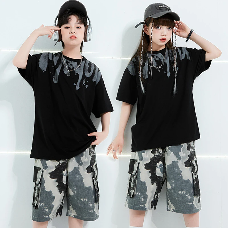 Boys Girls Hip Hop Clothing Jazz Dance Costume Children'S Ballroom Dance Clothes Kids Street Wear Stage Kpop Outfit SL10432
Boys Girls Hip Hop Clothing Jazz Dance Costume Children'S Ballroom Dance Clothes Kids Street Wear Stage Kpop Outfit SL10432