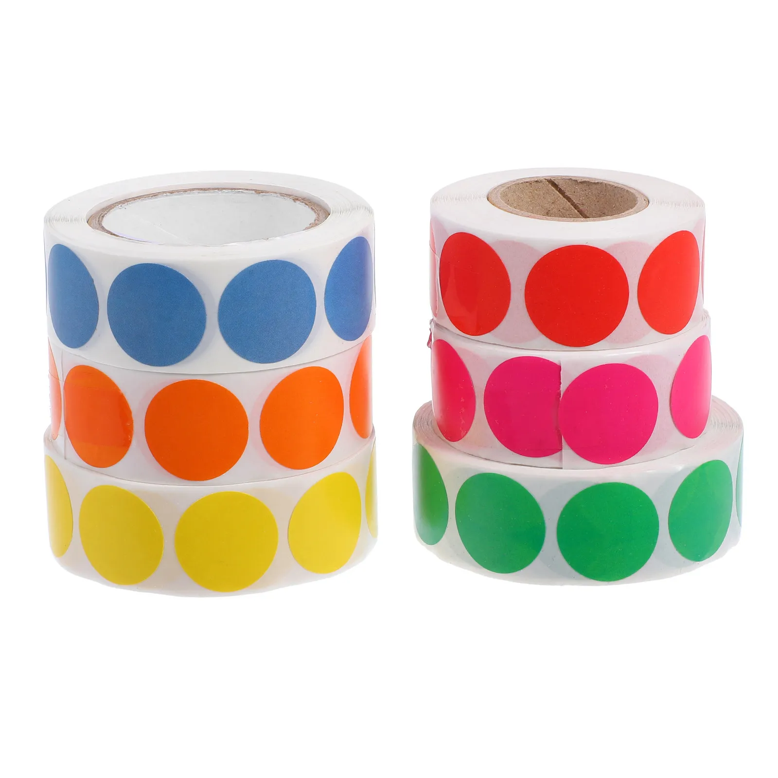 6 Rolls Round Color Coding Labels Stickers Copper Plated Paper Adhesive Dot Stickers for Office Classroom Organization Envelopes
6 Rolls Round Color Coding Labels Stickers Copper Plated Paper Adhesive Dot Stickers for Office Classroom Organization Envelopes