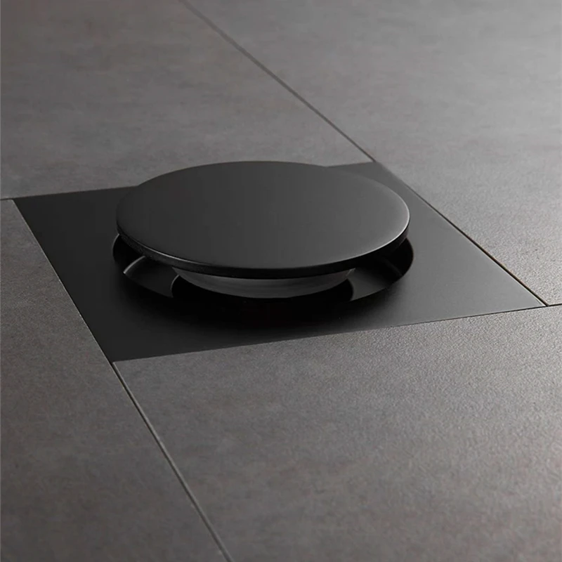 Bouncing Floor Drain Square Pop Up Cover Bathroom Shower Strainer Waste Push Plug Anti-Odor Black Brass Bath Shower Drains 10cm
Bouncing Floor Drain Square Pop Up Cover Bathroom Shower Strainer Waste Push Plug Anti-Odor Black Brass Bath Shower Drains 10cm