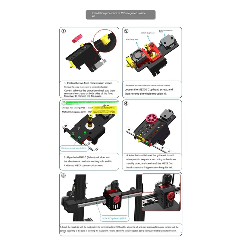 Комплект экструдера Ender3 CR10, универсальная высокоскоростная печать, линейная направляющая MGN12C 320 мм для Ender3, аксессуары для 3D-принтеров
Комплект экструдера Ender3 CR10, универсальная высокоскоростная печать, линейная направляющая MGN12C 320 мм для Ender3, аксессуары для 3D-принтеров