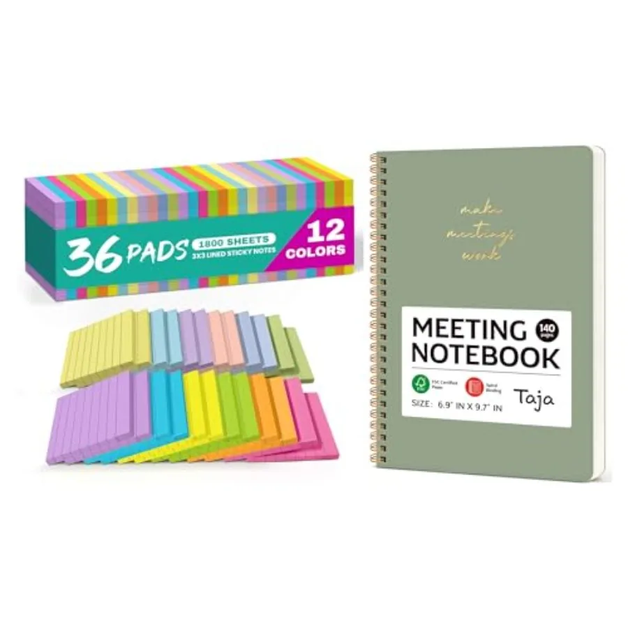 meeting notebook and Sticky Notes
meeting notebook and Sticky Notes