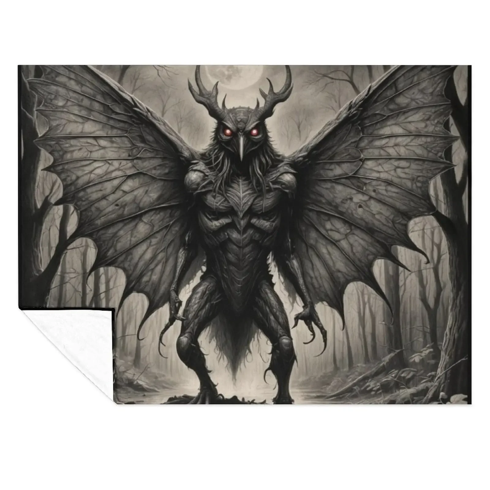 The Mothman Cryptid Throw Blanket Stuffeds valentine gift ideas Tourist Baby Blankets
The Mothman Cryptid Throw Blanket Stuffeds valentine gift ideas Tourist Baby Blankets