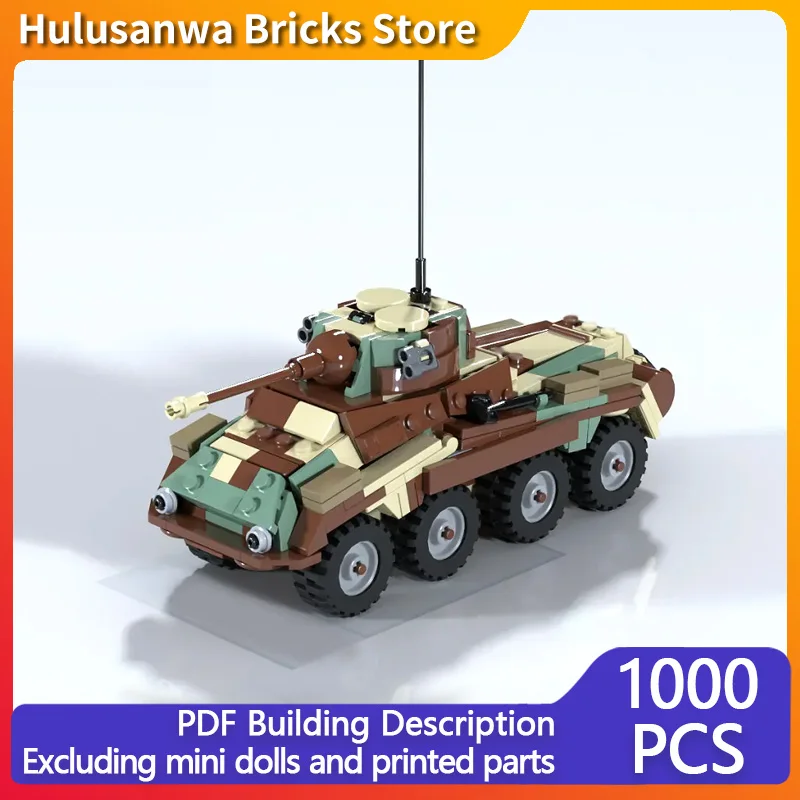 Armored Reconnaissance Vehicle Model MOC Building Bricks War Equipment Modular Technology Gifts Holiday Assemble Children Toys
Armored Reconnaissance Vehicle Model MOC Building Bricks War Equipment Modular Technology Gifts Holiday Assemble Children Toys