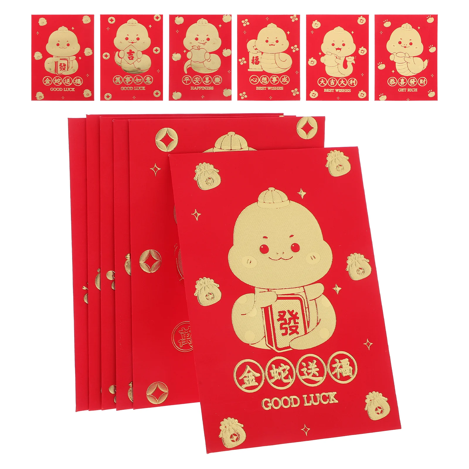 Snake Zodiac Red Envelope Bag Chinese Envelopes for Money New Year Calligraphy Cash
Snake Zodiac Red Envelope Bag Chinese Envelopes for Money New Year Calligraphy Cash