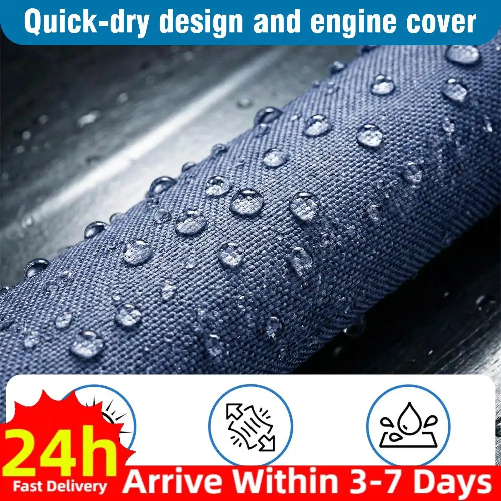1200D Boat Center Console Protect Covers with Motor Covering & Adjustable Buckle with 18 Tie Down Strap For Protecting Roof
1200D Boat Center Console Protect Covers with Motor Covering & Adjustable Buckle with 18 Tie Down Strap For Protecting Roof