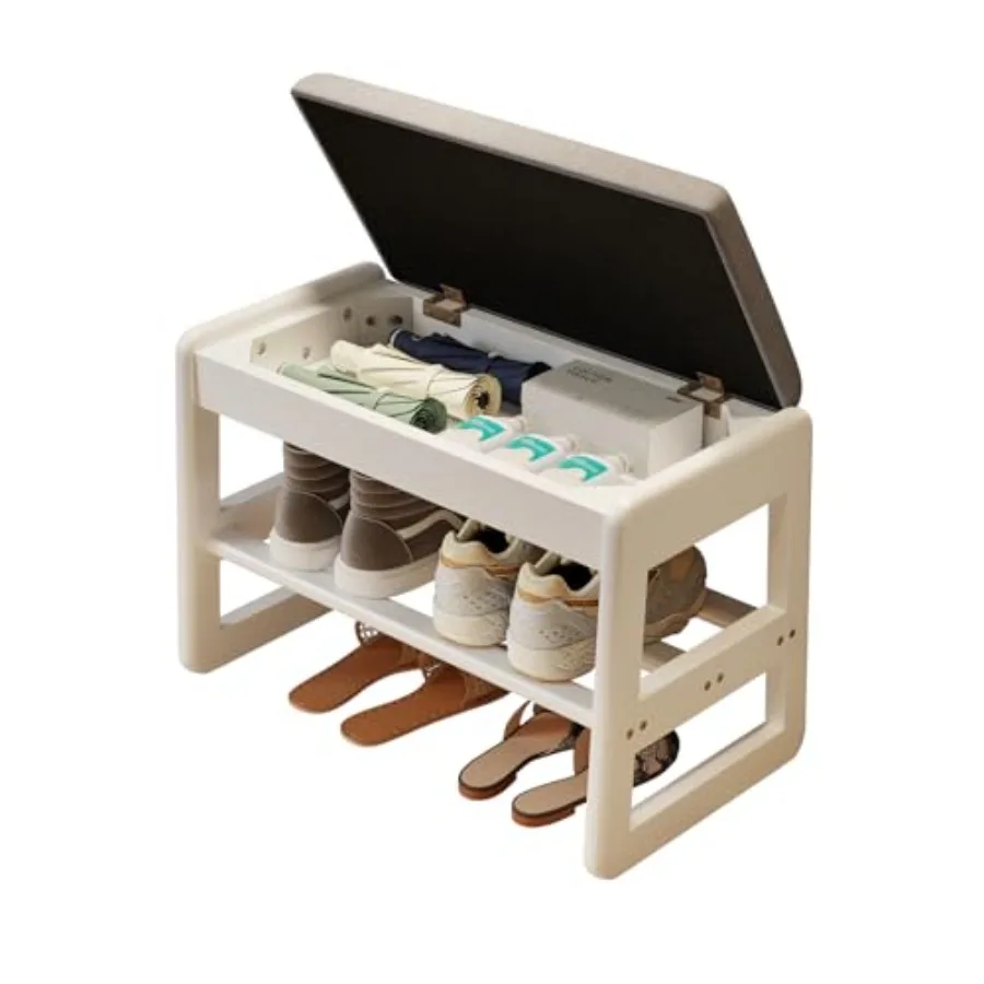 Shoe Rack Bench, 2 Tiers Shoe Bench with Storage with Flip-Top, Wood Shoe Rack for Entryway, Hallway,11.8" D x 23.62" W x 15.7"
Shoe Rack Bench, 2 Tiers Shoe Bench with Storage with Flip-Top, Wood Shoe Rack for Entryway, Hallway,11.8" D x 23.62" W x 15.7"