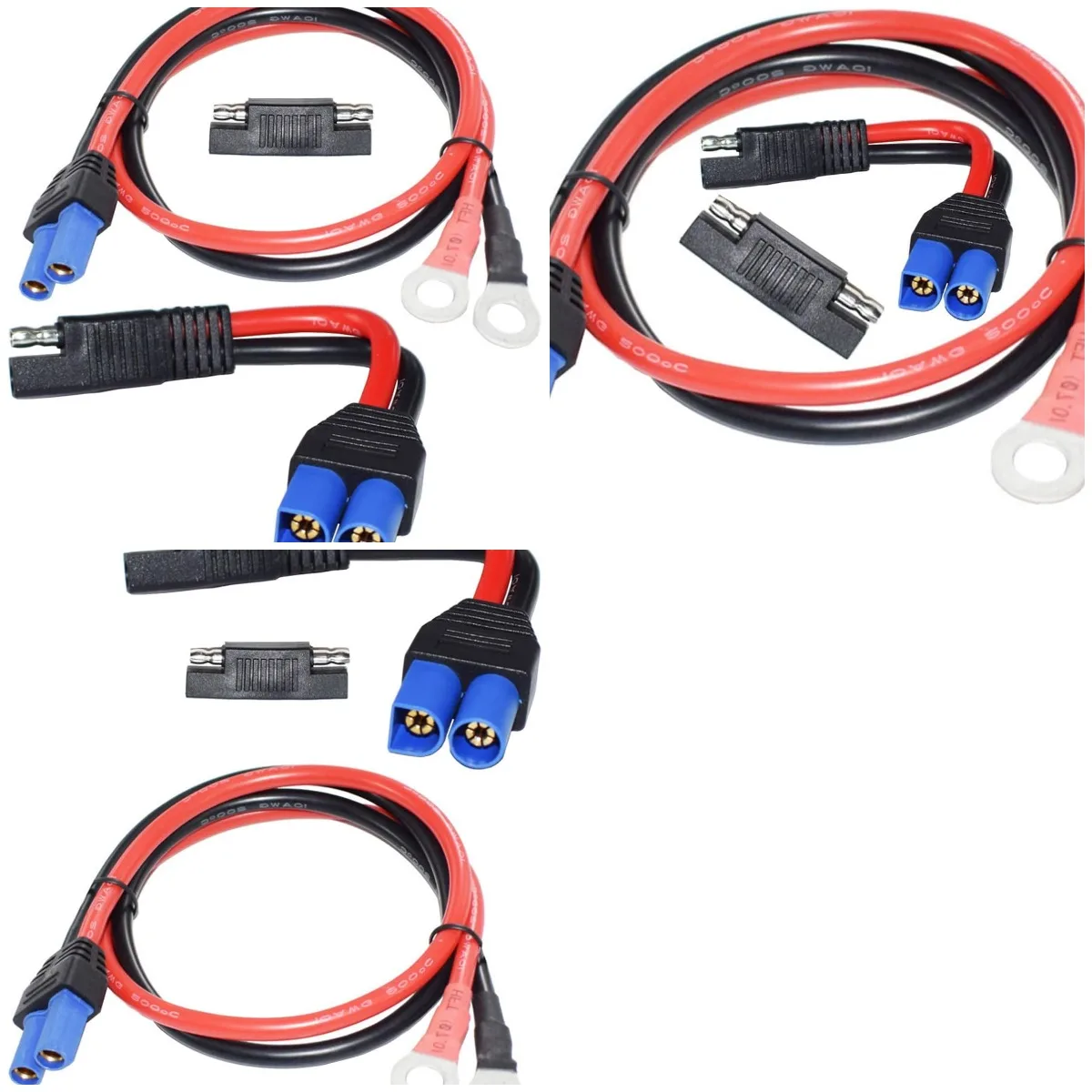 Кабель питания 10AWG EC5 «мама» на уплотнительное кольцо и кабель питания EC5 «папа» — SAE, 1,3 фута с обратным разъемом SAE полярности
Кабель питания 10AWG EC5 «мама» на уплотнительное кольцо и кабель питания EC5 «папа» — SAE, 1,3 фута с обратным разъемом SAE полярности