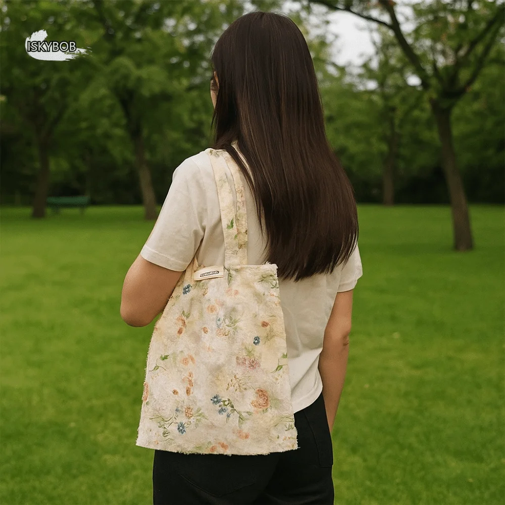 Sweet Dopamine Flower Bag Large Capacity Lightweight Lace Shoulder Bag Korean Style Bohemian Fairy Underarm Bag Spring Summer
Sweet Dopamine Flower Bag Large Capacity Lightweight Lace Shoulder Bag Korean Style Bohemian Fairy Underarm Bag Spring Summer