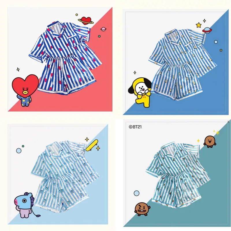 Аниме мультфильм Bt21 женская пижама Y2K лето Новая Домашняя одежда повседневная одежда футболка с коротким рукавом шорты комплект из двух частей подарки для пар
Аниме мультфильм Bt21 женская пижама Y2K лето Новая Домашняя одежда повседневная одежда футболка с коротким рукавом шорты комплект из двух частей подарки для пар