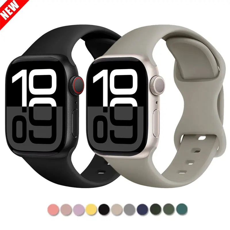 Спортивный ремешок для Apple Watch, ремешки 46 мм, 45 мм, 44 мм, 40 мм, 41 мм, 49 42, браслет Correa, iWatch series ultra2 7 8 se 9 10 силиконовый ремешок
Спортивный ремешок для Apple Watch, ремешки 46 мм, 45 мм, 44 мм, 40 мм, 41 мм, 49 42, браслет Correa, iWatch series ultra2 7 8 se 9 10 силиконовый ремешок