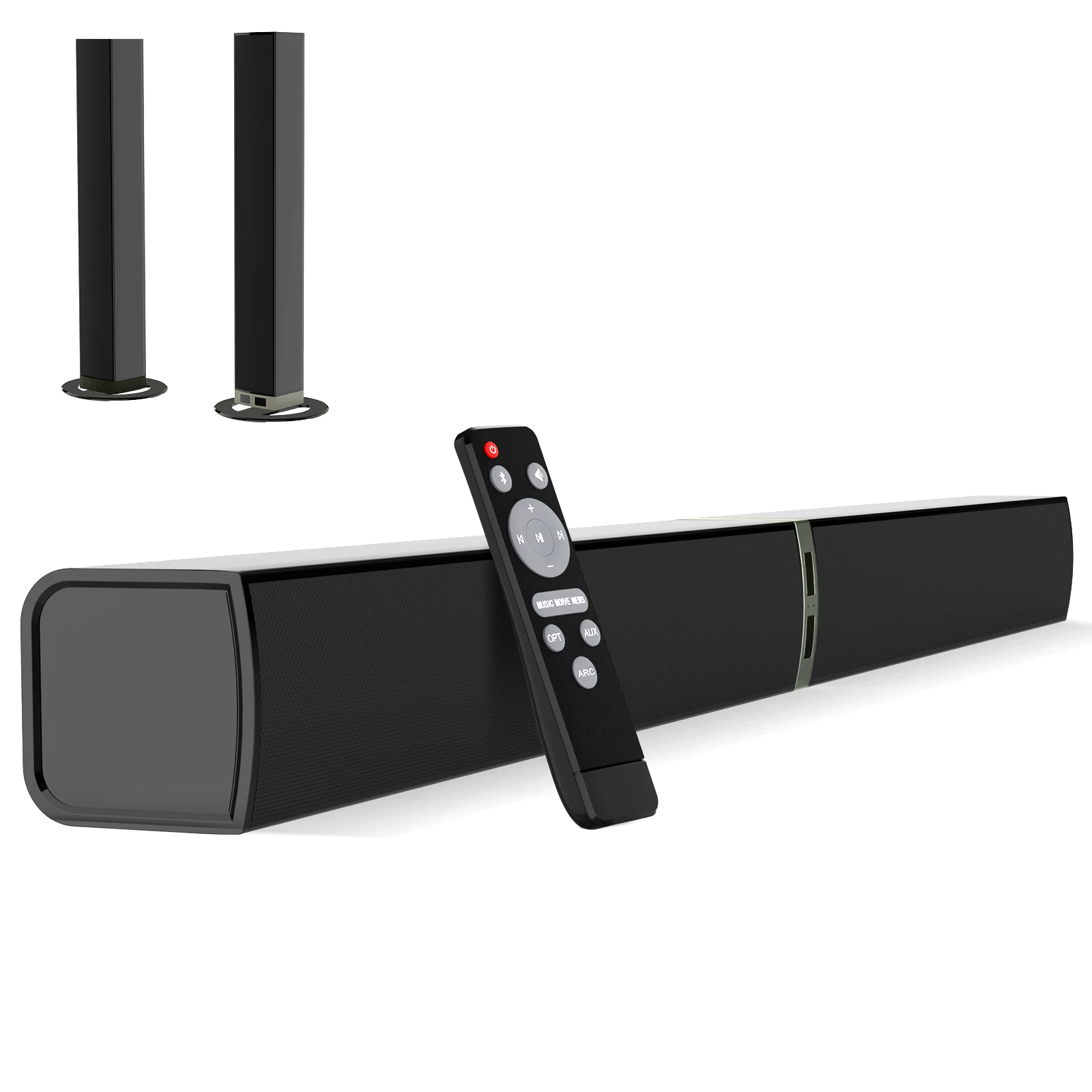 Best Home Theater Wireless/Bluetooth Speaker for TV Speaker Speaker for Movies/Music/News with ARC/OPT/Remote Control
Best Home Theater Wireless/Bluetooth Speaker for TV Speaker Speaker for Movies/Music/News with ARC/OPT/Remote Control