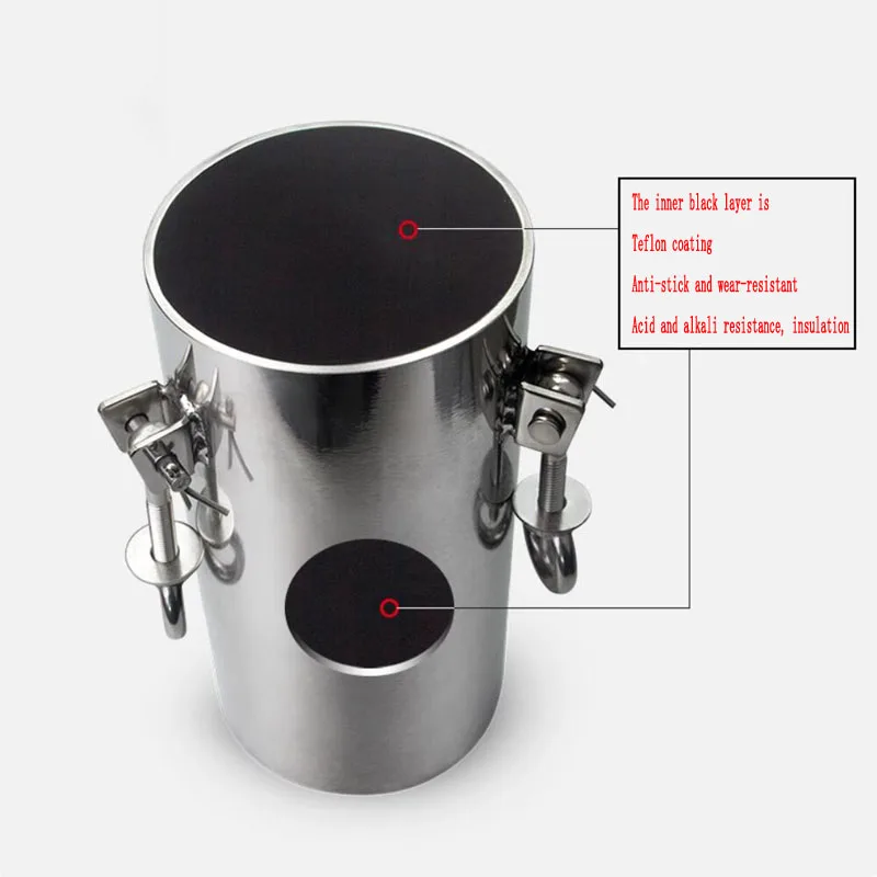 Glue storage pressure cooker, 2L PTFE lining stainless steel pressure box for distribution machine
Glue storage pressure cooker, 2L PTFE lining stainless steel pressure box for distribution machine