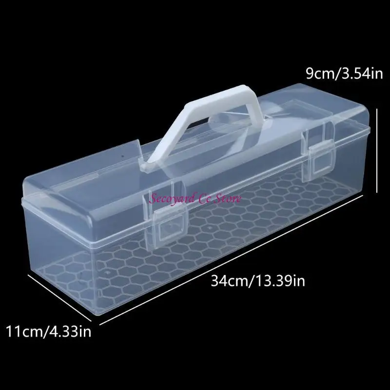 N3UC Portable Storage Bin for Tools and Crafts Storage Container Clear Storage Case
N3UC Portable Storage Bin for Tools and Crafts Storage Container Clear Storage Case