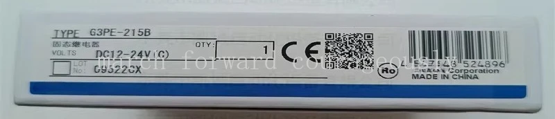 G3PE-215B DC12-24 for OMRON Solid State Relay 15A Single Phase
G3PE-215B DC12-24 for OMRON Solid State Relay 15A Single Phase