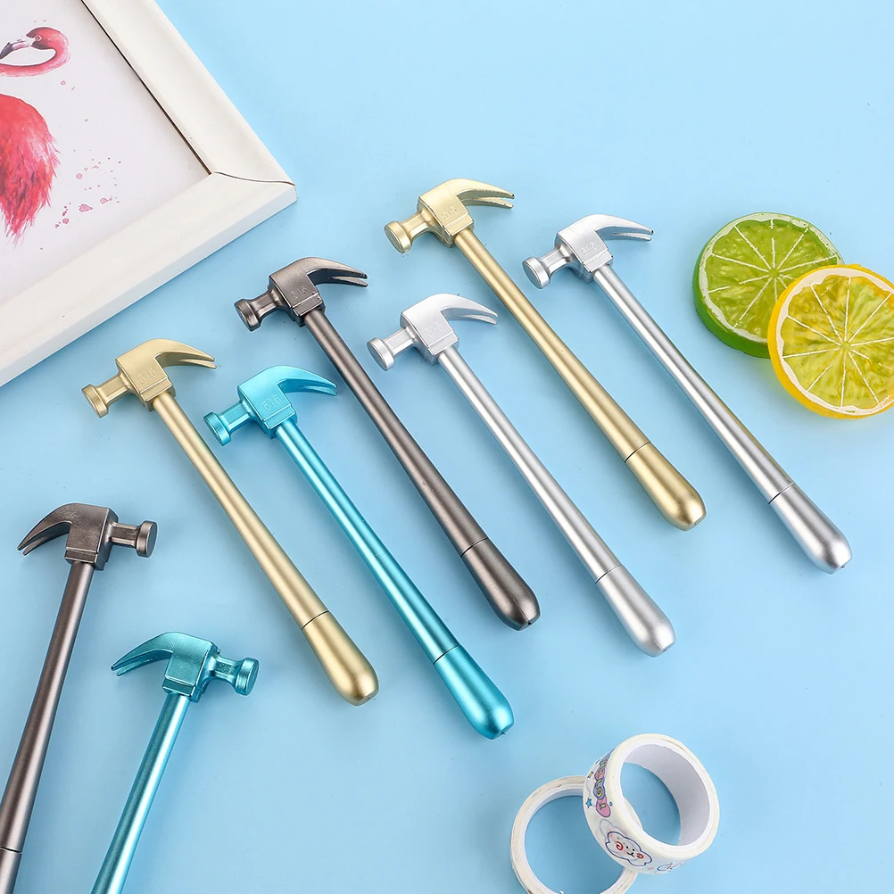 12 шт. гелевые чернильные ручки в форме молотка для студентов, школьные награды, офисные декоративные ручки среднего размера с крышкой
12 шт. гелевые чернильные ручки в форме молотка для студентов, школьные награды, офисные декоративные ручки среднего размера с крышкой