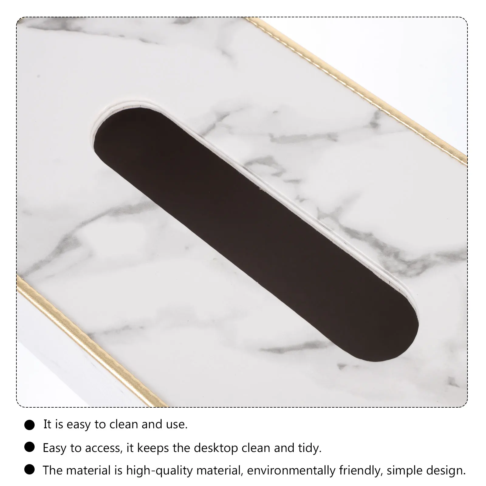 1pc Marble Pattern Tissue Box High-End Luxury Paper Holder Household Storage Container Smooth Pull European Style Exquisite
1pc Marble Pattern Tissue Box High-End Luxury Paper Holder Household Storage Container Smooth Pull European Style Exquisite