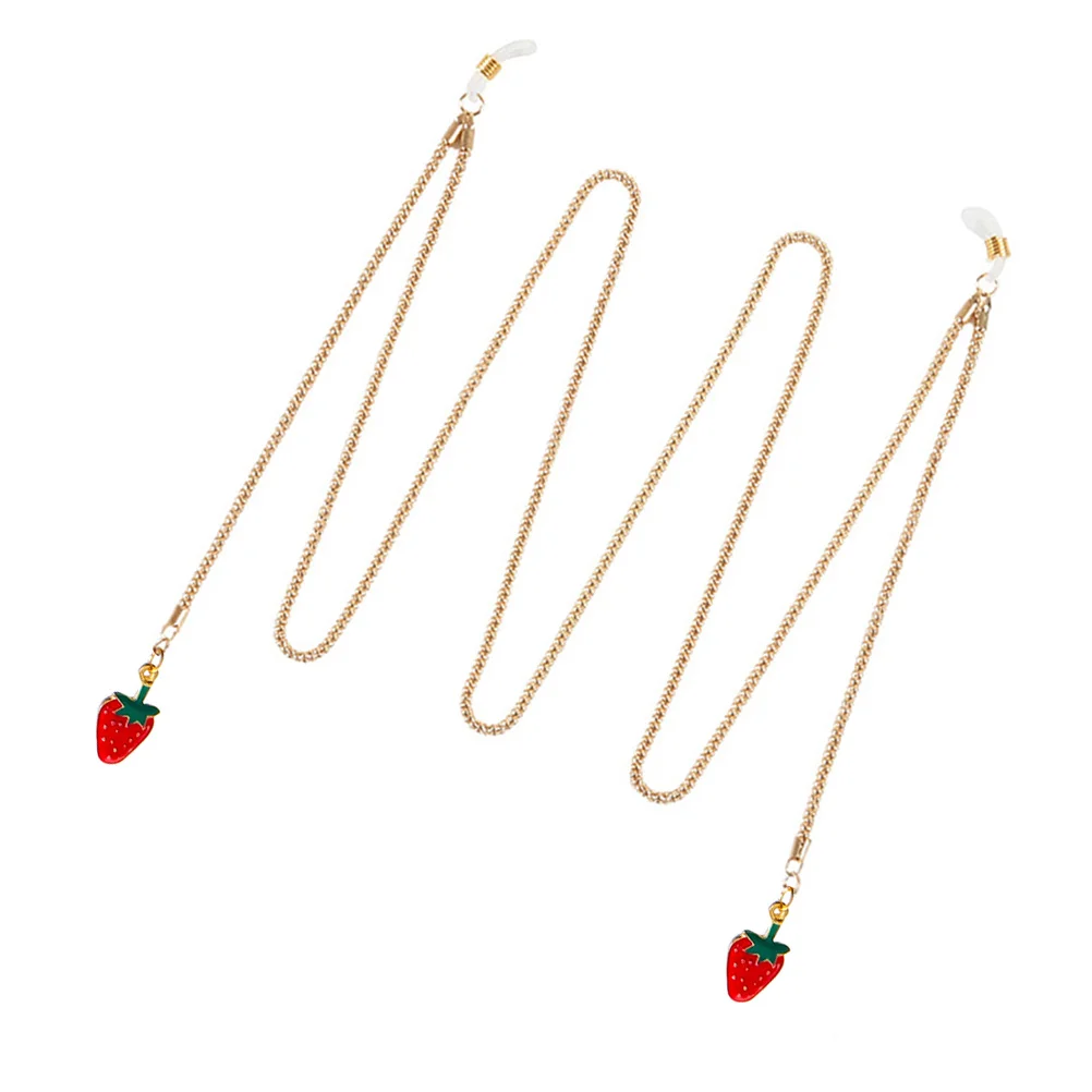 Strawberry Glasses Chain Metal Creative Stylish Nonslip Golden Hawaii Decorative Neck Pendant Reading Long Lasting Durable Anti
Strawberry Glasses Chain Metal Creative Stylish Nonslip Golden Hawaii Decorative Neck Pendant Reading Long Lasting Durable Anti