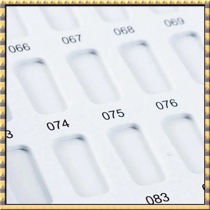 Hot Sale 3X 216 Colors Nail Tips Display Book DIY Nail Art Showing Shelf Gel Color Card Chart Painting Display Board Gold
Hot Sale 3X 216 Colors Nail Tips Display Book DIY Nail Art Showing Shelf Gel Color Card Chart Painting Display Board Gold