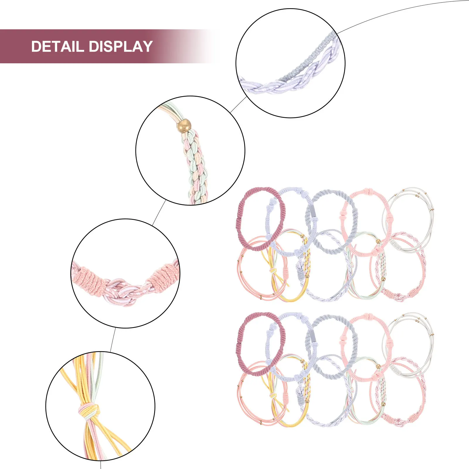 20pcs Retro Ties Set Korean Hair Accessories Elastic Ponytail Holders Bohemian Scrunchie For Women Hair Styling Tools
20pcs Retro Ties Set Korean Hair Accessories Elastic Ponytail Holders Bohemian Scrunchie For Women Hair Styling Tools