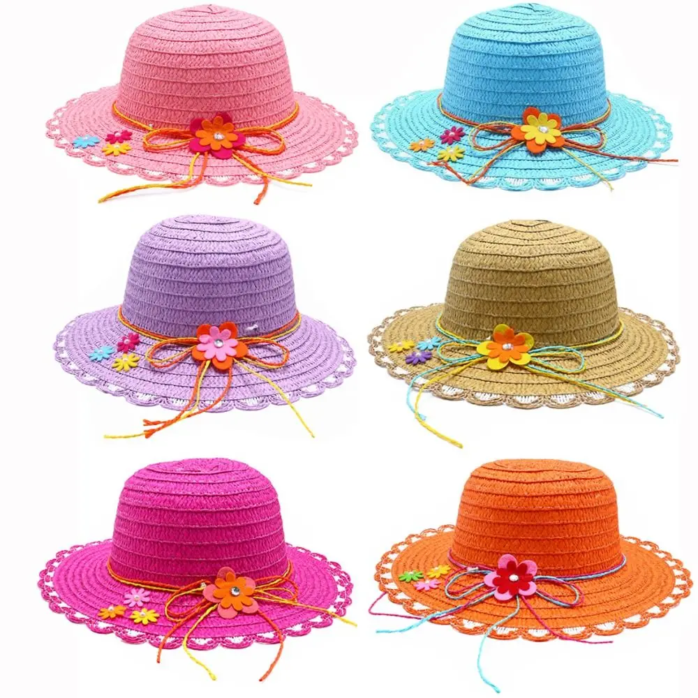 Sweet Handmade Straw Hat Wide Brim 3-7Year Sun Hat Flower Decoration Beach Hat Travel
Sweet Handmade Straw Hat Wide Brim 3-7Year Sun Hat Flower Decoration Beach Hat Travel