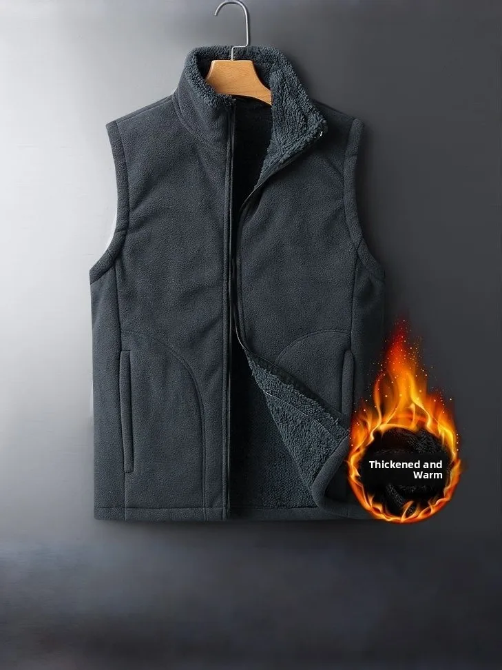 Мужской утепленный жилет с капюшоном, свободного кроя, спортивный, теплый, без рукавов, с высоким воротником
Мужской утепленный жилет с капюшоном, свободного кроя, спортивный, теплый, без рукавов, с высоким воротником