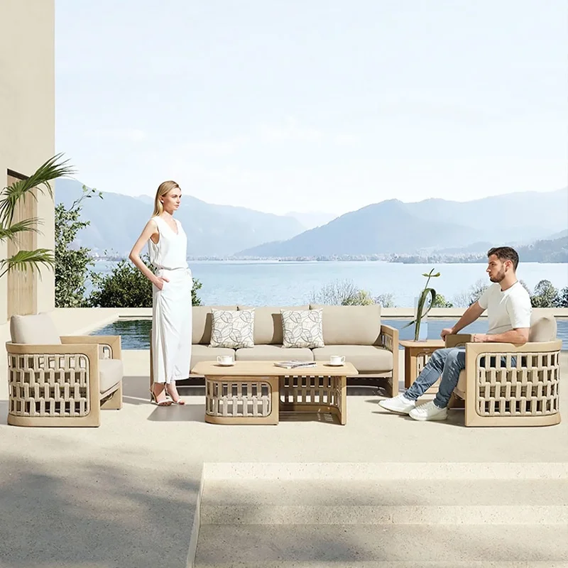 #Nordic Outdoor Solid Teak Wood Sofa Set-3 Seater All-Weather Removable & Washable Backyard Garden Patio Furniture
#Nordic Outdoor Solid Teak Wood Sofa Set-3 Seater All-Weather Removable & Washable Backyard Garden Patio Furniture