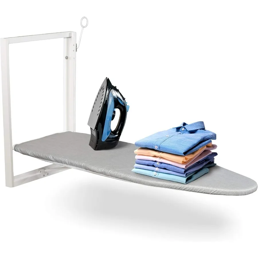 Wall-Mounted Ironing Board | Foldable 36.2” x 12.2” Ironing Station for Home, Apartment & Small Spaces | Sturdy Folding Board, E
Wall-Mounted Ironing Board | Foldable 36.2” x 12.2” Ironing Station for Home, Apartment & Small Spaces | Sturdy Folding Board, E