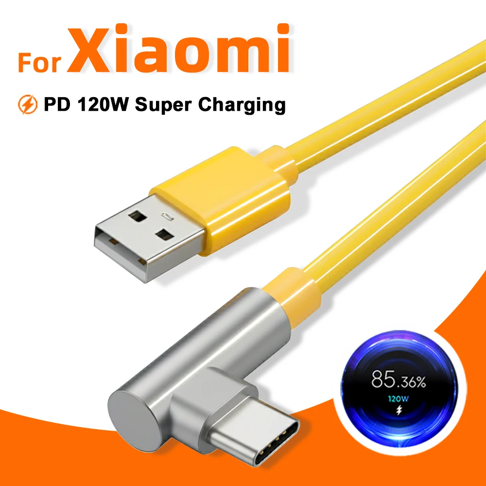 For Redmi K80 K70 PD 120W Super Fast Charging Cable USB A To Type C Elbow Quick Charger Cord For Xiaomi 17 Pro Max 15 14 13 K60
For Redmi K80 K70 PD 120W Super Fast Charging Cable USB A To Type C Elbow Quick Charger Cord For Xiaomi 17 Pro Max 15 14 13 K60