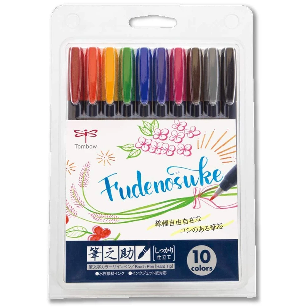 10colors Tombow Brush Pen Set Water-based Drawing Markers Painting Signing Pen School Stationary Art Supplies WS-BH10C
10colors Tombow Brush Pen Set Water-based Drawing Markers Painting Signing Pen School Stationary Art Supplies WS-BH10C